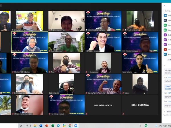 Kegiatan Rapat Rutin Prodi IKOR September 2021